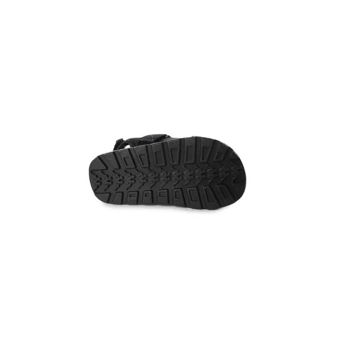 222 Banda Mitel 2 Toddlers Sandals 8211 Black White KidsFootwear Kappa Sandals