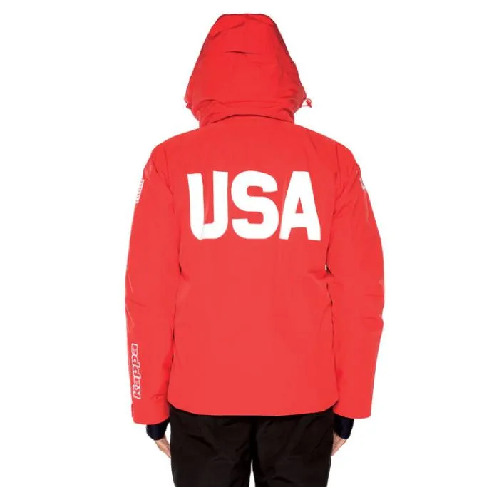 6Cento 602T US Ski Jacket 8211 Red Red Men Kappa Jackets