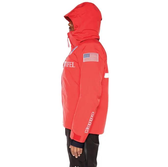 6Cento 602T US Ski Jacket 8211 Red Red Men Kappa Jackets