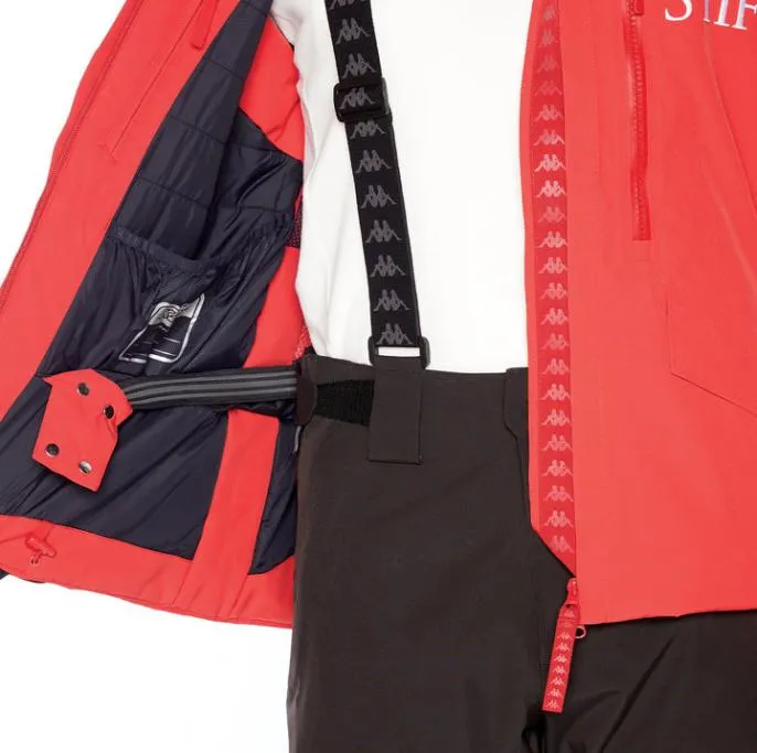 6Cento 602T US Ski Jacket 8211 Red Red Men Kappa Jackets