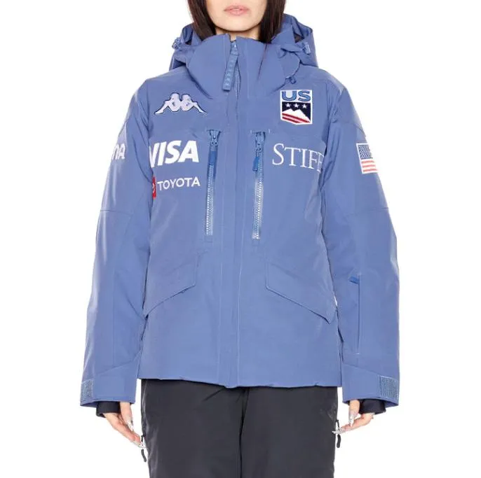 6Cento 604T US Ski Jacket 8211 Blue Fiord Blue Fiord Women Kappa Jackets