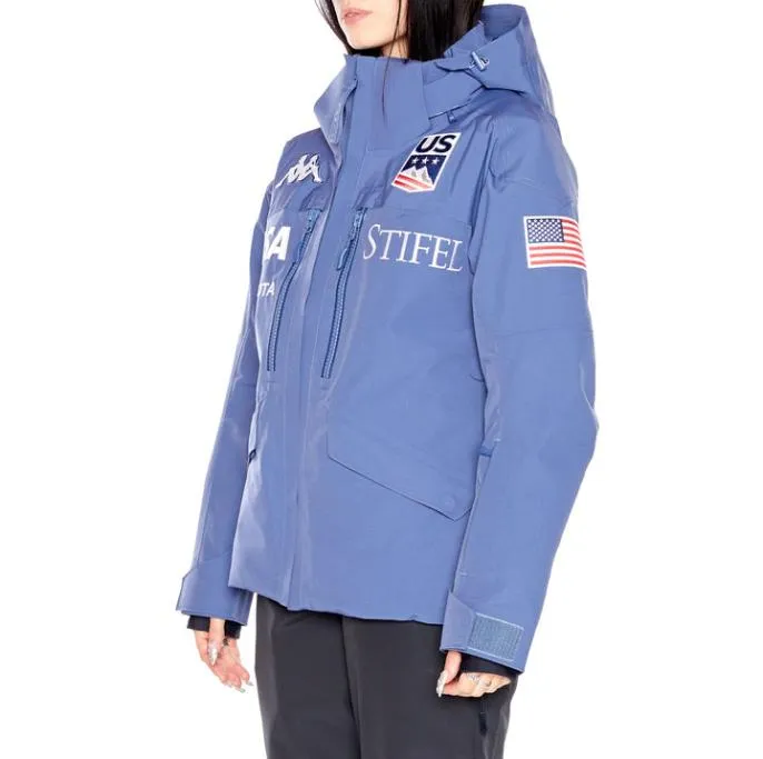 6Cento 604T US Ski Jacket 8211 Blue Fiord Blue Fiord Women Kappa Jackets