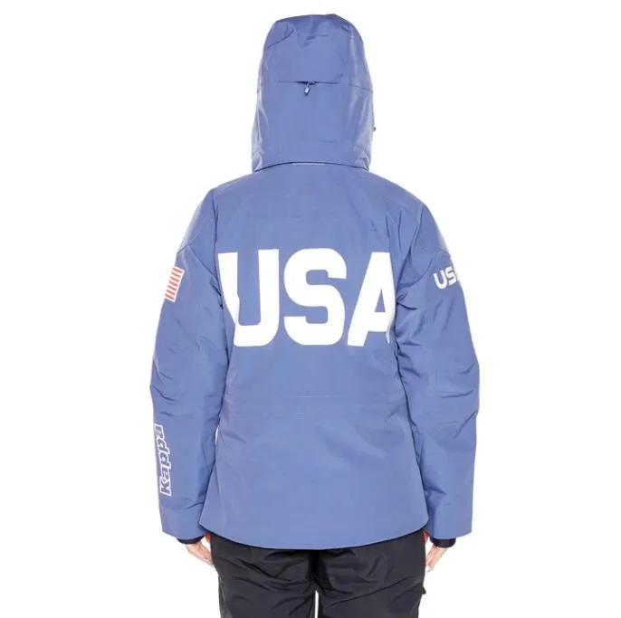 6Cento 604T US Ski Jacket 8211 Blue Fiord Blue Fiord Women Kappa Jackets