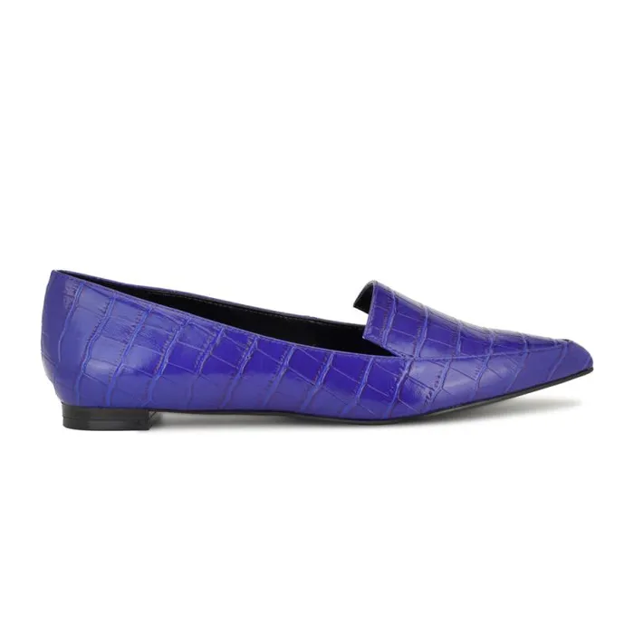 Abay Smoking Flats Purple Women Nine West Flats