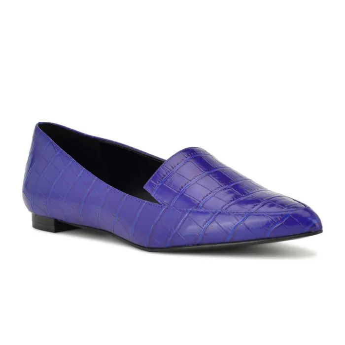 Abay Smoking Flats Purple Women Nine West Flats