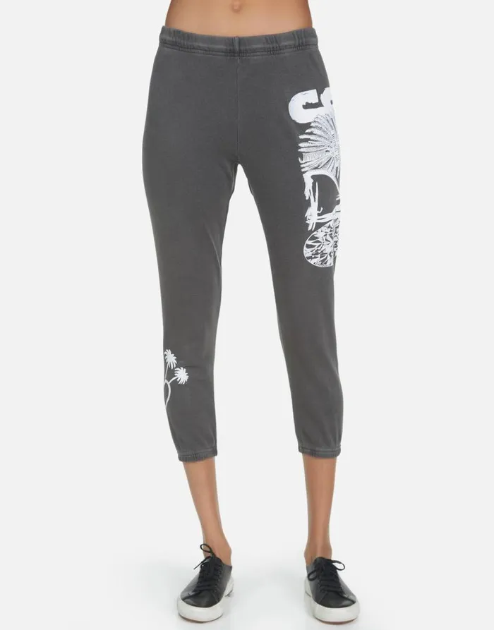 Alana 90210 Pigment Black Women Lauren Moshi Crop Sweatpants