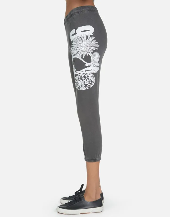 Alana 90210 Pigment Black Women Lauren Moshi Crop Sweatpants