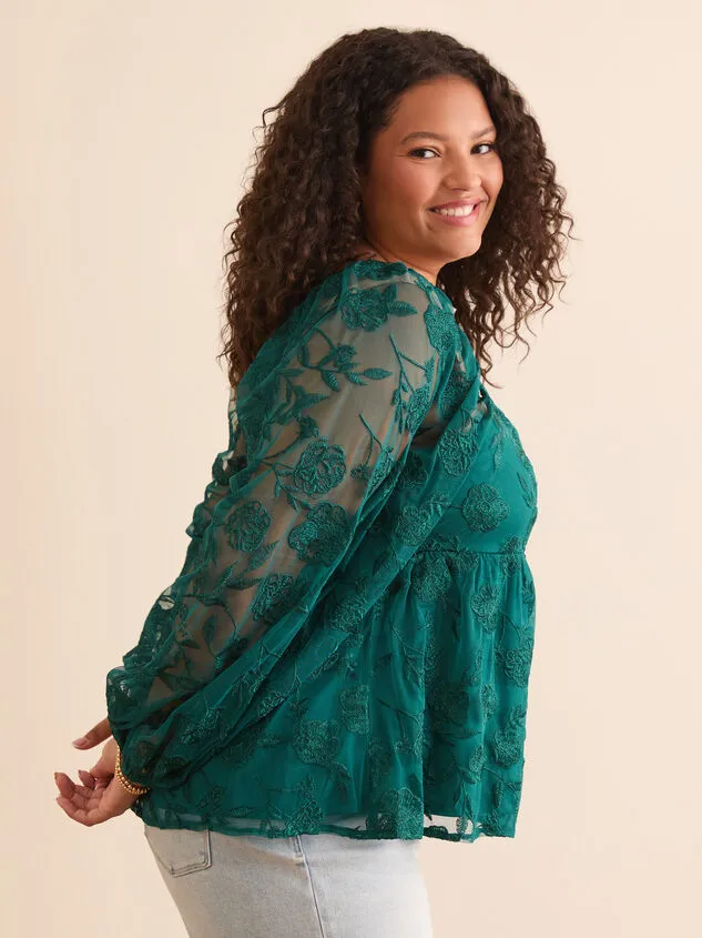 Arlet Long Sleeve Top Hunter Women Altar039d State Tops Arlet Long Sleeve Top Hunter Women Altar039d State Tops