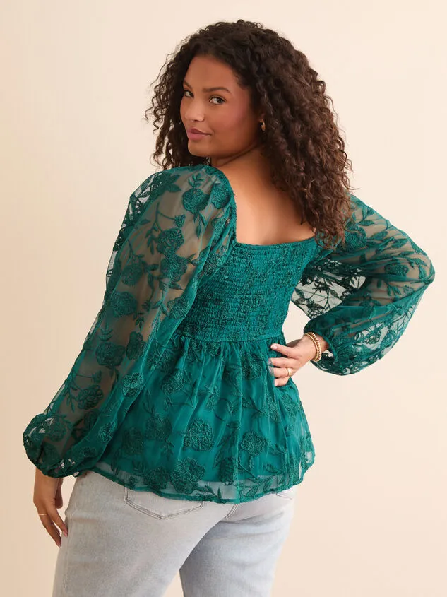 Arlet Long Sleeve Top Hunter Women Altar039d State Tops Arlet Long Sleeve Top Hunter Women Altar039d State Tops