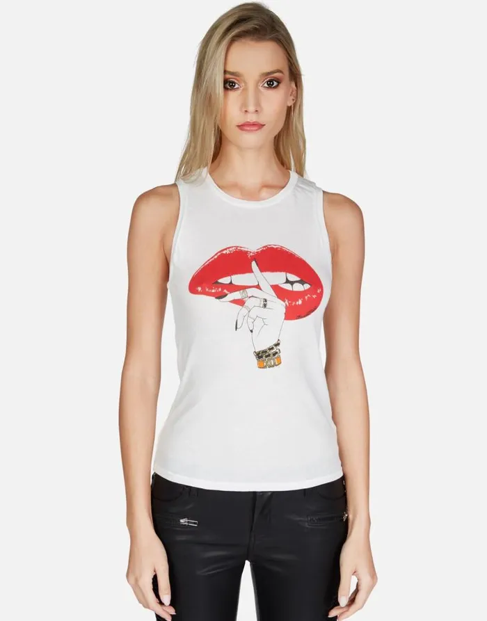 Ashlin XO Shh Lip Milk Women Lauren Moshi Tanks