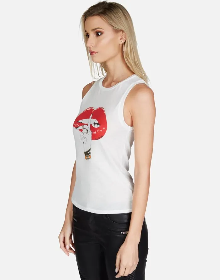 Ashlin XO Shh Lip Milk Women Lauren Moshi Tanks