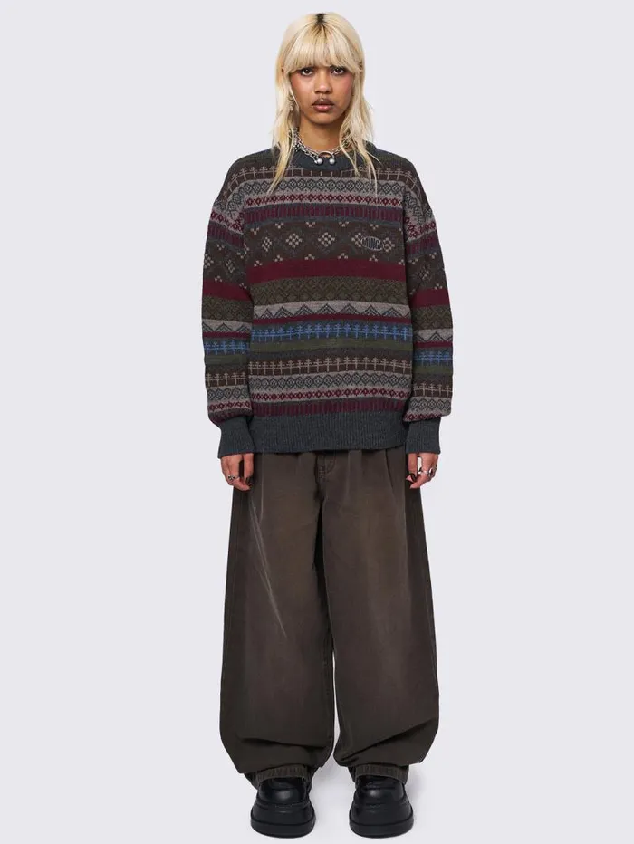Ashton Jacquard Sweater Women Minga London Knitwear Ashton Jacquard Sweater Women Minga London Knitwear