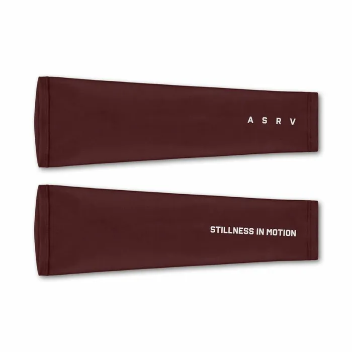 ASRV Gloves and Sleeves Men WarpFlexx Arm Sleeve Crimson Red