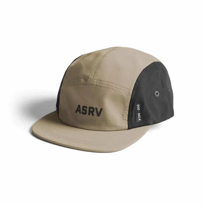 ASRV Hats and Headwear Men 5Panel Run Cap Khakiblack 034asrv034