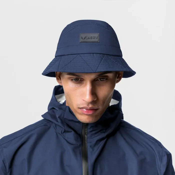 ASRV Hats and Headwear Men Hipora Bucket Hat Navy 034patch Logo034