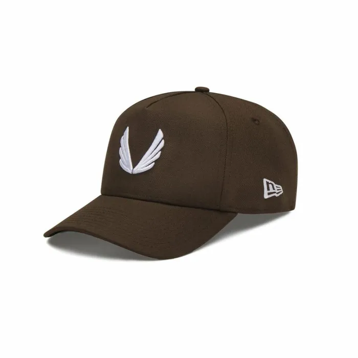 ASRV Hats and Headwear Men New Era 9Forty AFrame Hat Dark Earthwhite