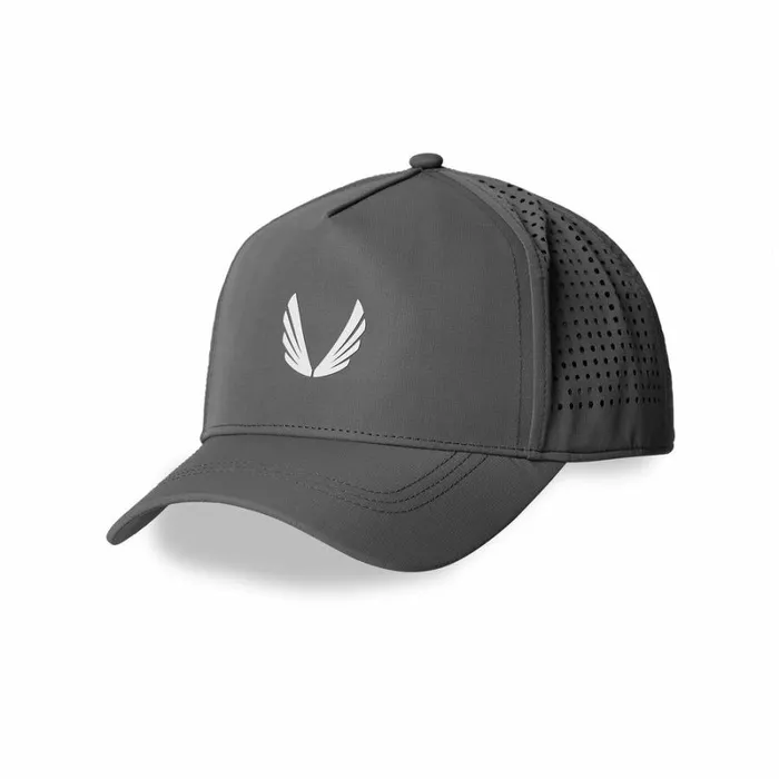 ASRV Hats and Headwear Men Performance AFrame Hat Greywhite 034wings034