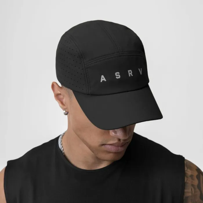 ASRV Hats and Headwear Men TetraLite Lightweight Vented Hat Black