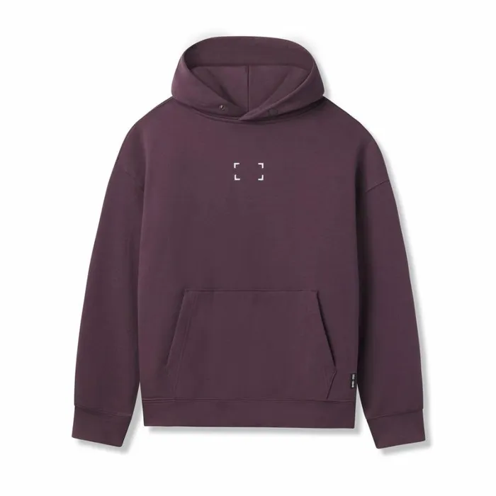 ASRV Hoodies and Sweatshirts Men TechTerry Hoodie Deep Purple 034space Bracket034
