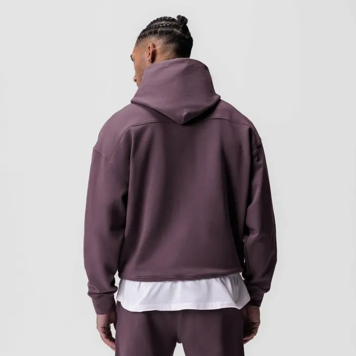 ASRV Hoodies and Sweatshirts Men TechTerry Hoodie Deep Purple 034space Bracket034