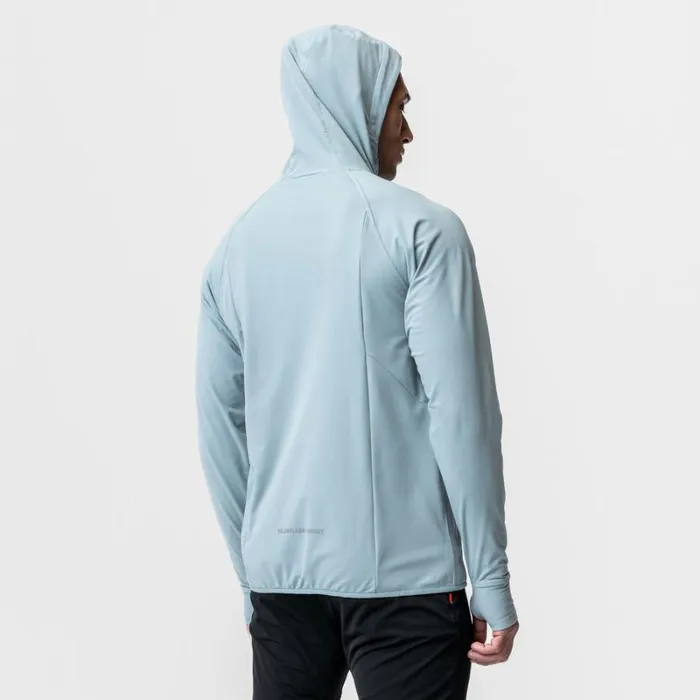 ASRV Hoodies and Sweatshirts Men Thermal Training Hoodie Light Sky