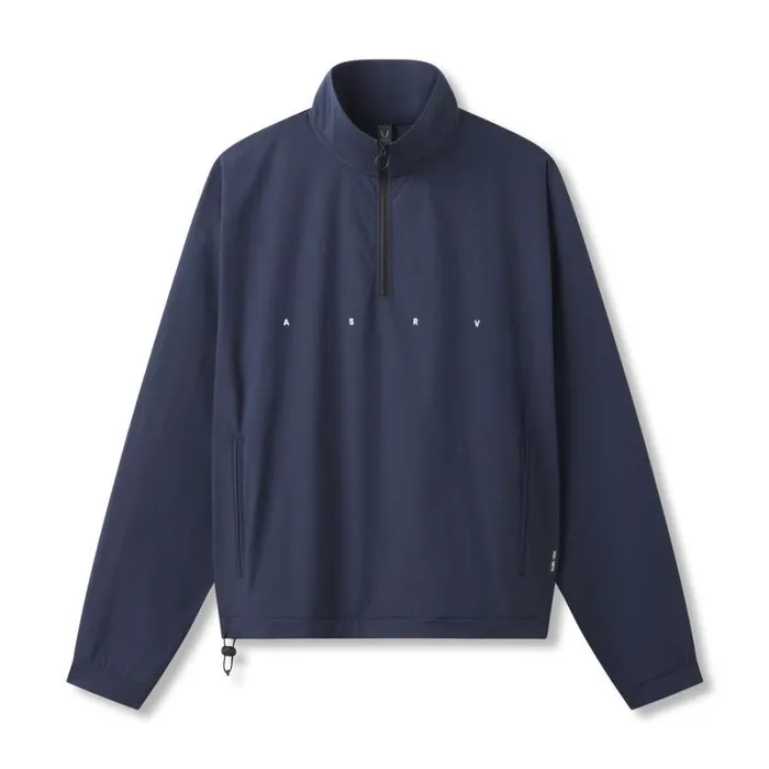 ASRV Jackets and Outerwear Men Ripstop Quarter Zip Jacket Navy
