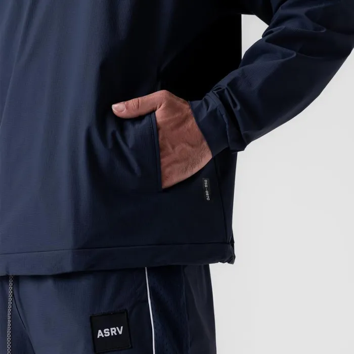ASRV Jackets and Outerwear Men Ripstop Quarter Zip Jacket Navy