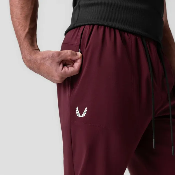 ASRV Joggers and Pants Men Aerotex Training Jogger Crimson Red