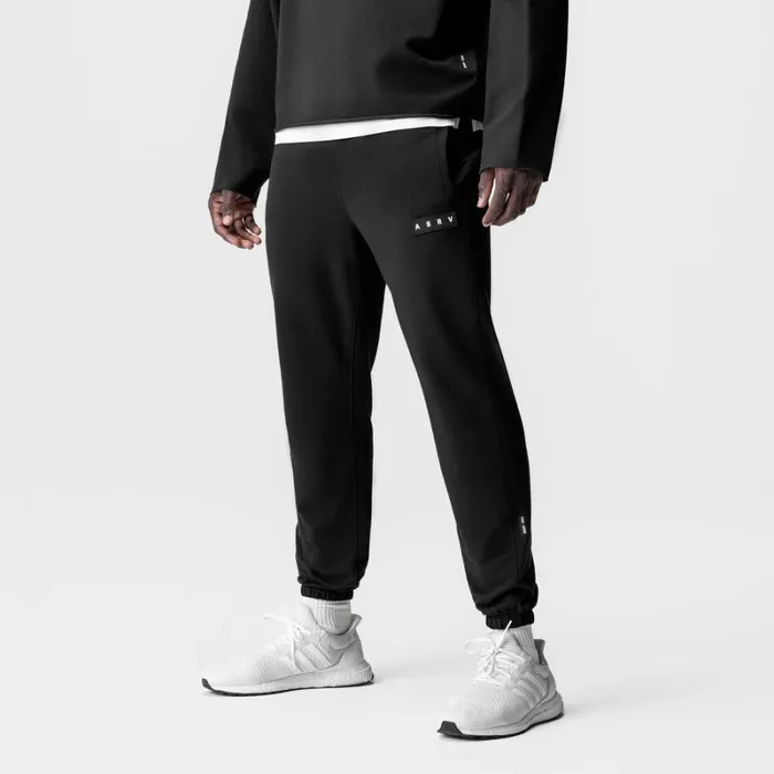 ASRV Joggers and Pants Men MicroTerry Jogger Black