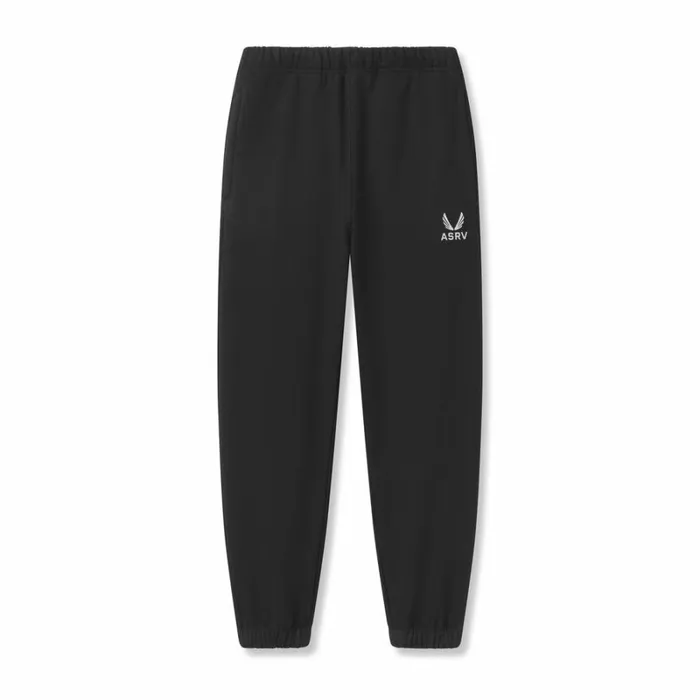 ASRV Joggers and Pants Men TechTerry Oversized Sweats Black 034emblem034
