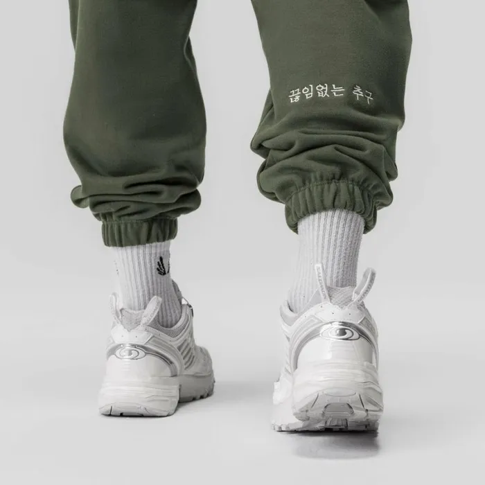 ASRV Joggers and Pants Men TechTerry Oversized Sweats Olive 034emblem034