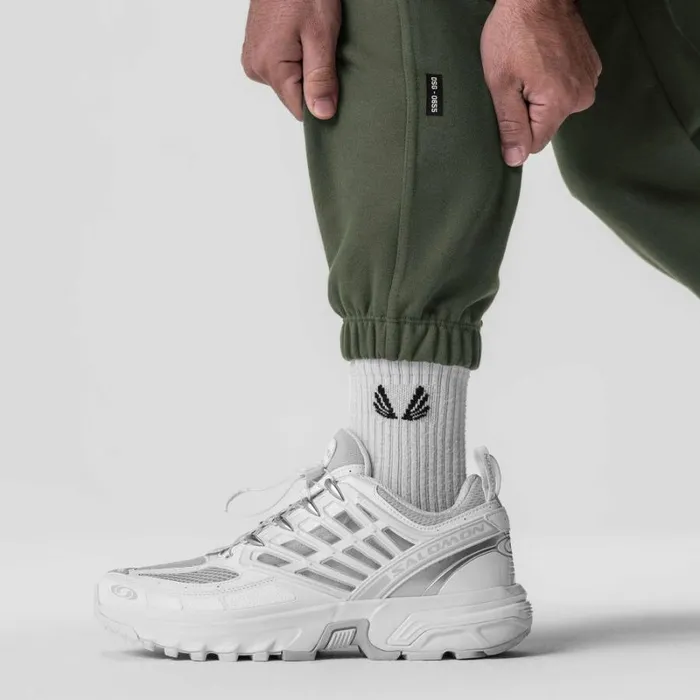 ASRV Joggers and Pants Men TechTerry Oversized Sweats Olive 034emblem034