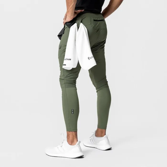 ASRV Joggers and Pants Men TETRALITE Hybrid Jogger Olive