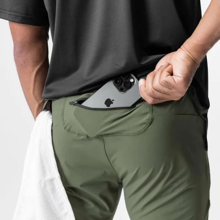 ASRV Joggers and Pants Men TETRALITE Hybrid Jogger Olive