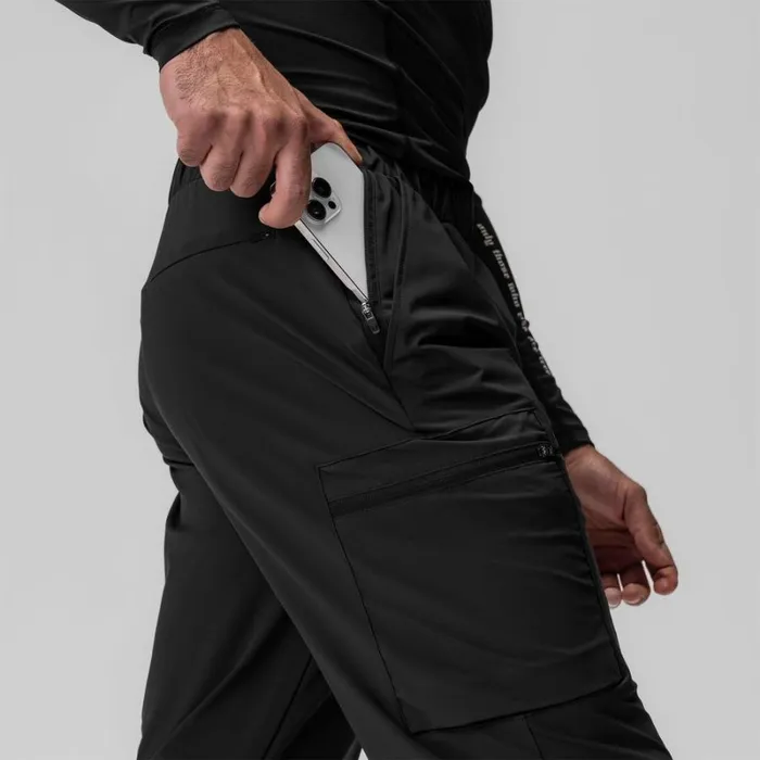 ASRV Joggers and Pants Men TetraLite Standard Zip Jogger Black 034cyber034