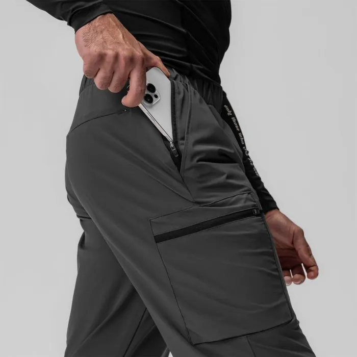 ASRV Joggers and Pants Men TetraLite Standard Zip Jogger Space Grey 034cyber034