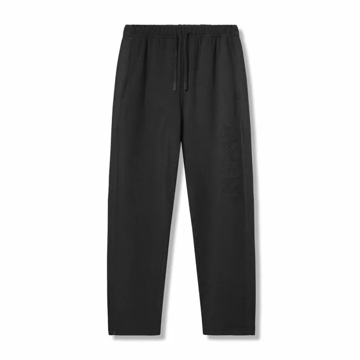 ASRV Joggers and Pants Men Waffle Knit Relaxed Sweatpant Blackblack