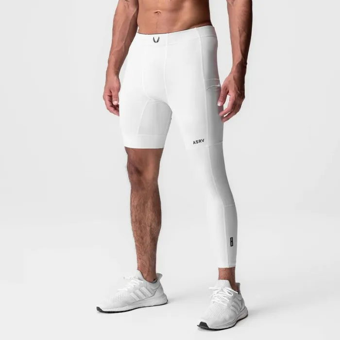 ASRV Leggings Men WarpFlexxLite Single Legging White