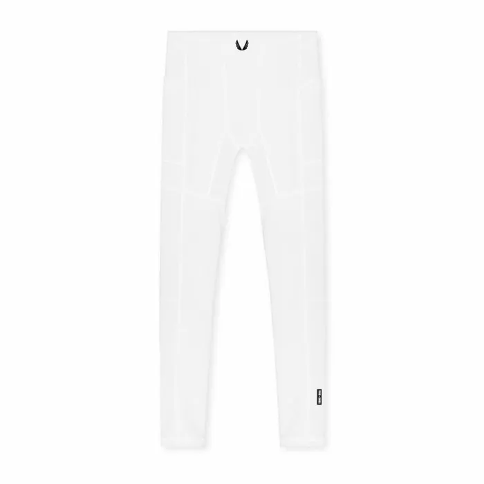ASRV Leggings Men WarpFlexx Side Pocket Legging White