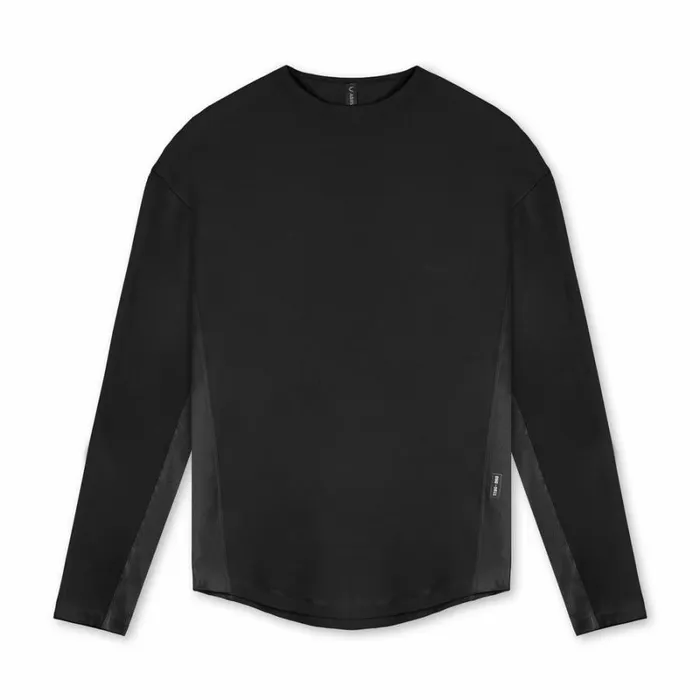 ASRV Long Sleeves Men CottonPlus Vented Long Sleeve Black