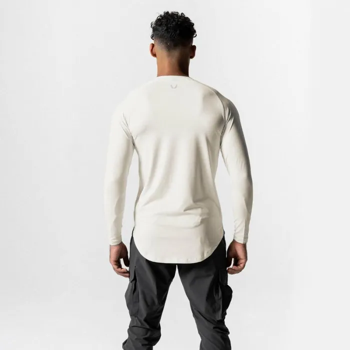 ASRV Long Sleeves Men SilverLite 20 Established Long Sleeve Ivory Cream
