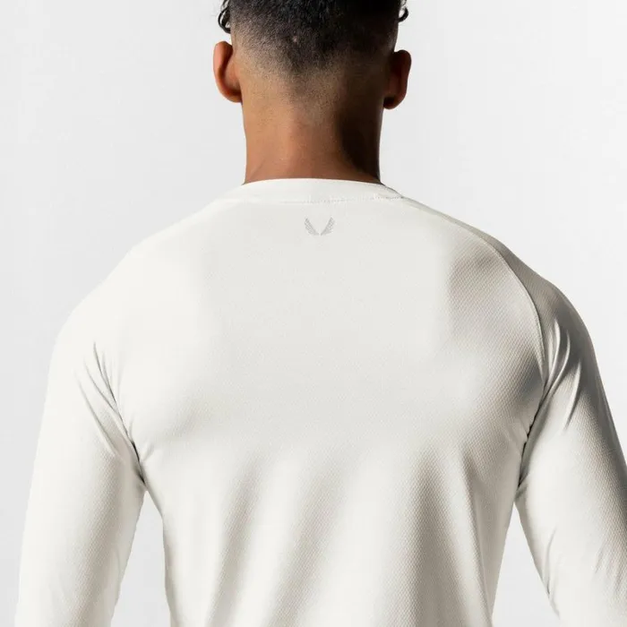 ASRV Long Sleeves Men SilverLite 20 Established Long Sleeve Ivory Cream