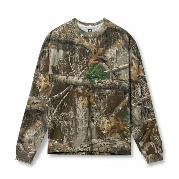 ASRV Long Sleeves Men Tech Essential Relaxed Long Sleeve Realtree Camo