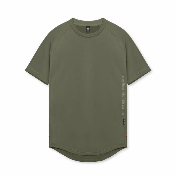 ASRV Short Sleeves Men Core Mesh Established Tee Olive