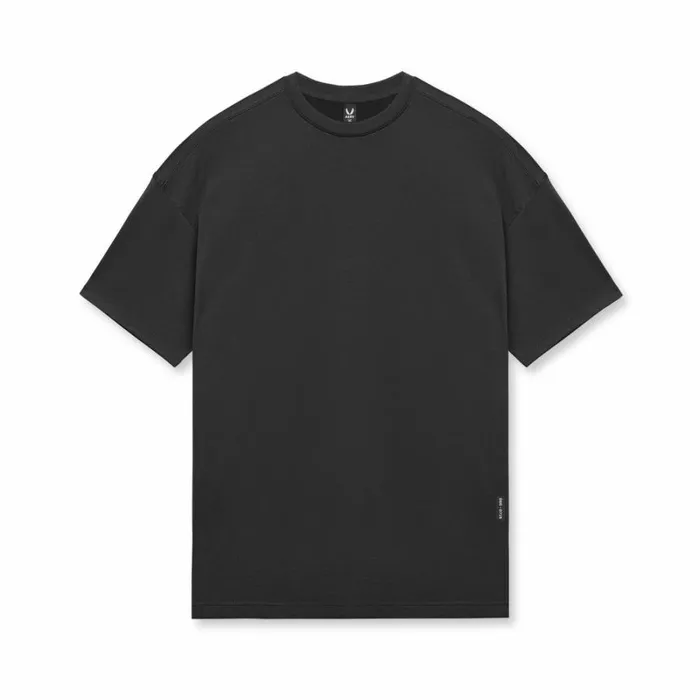 ASRV Short Sleeves Men Core Mesh Oversized Tee Black