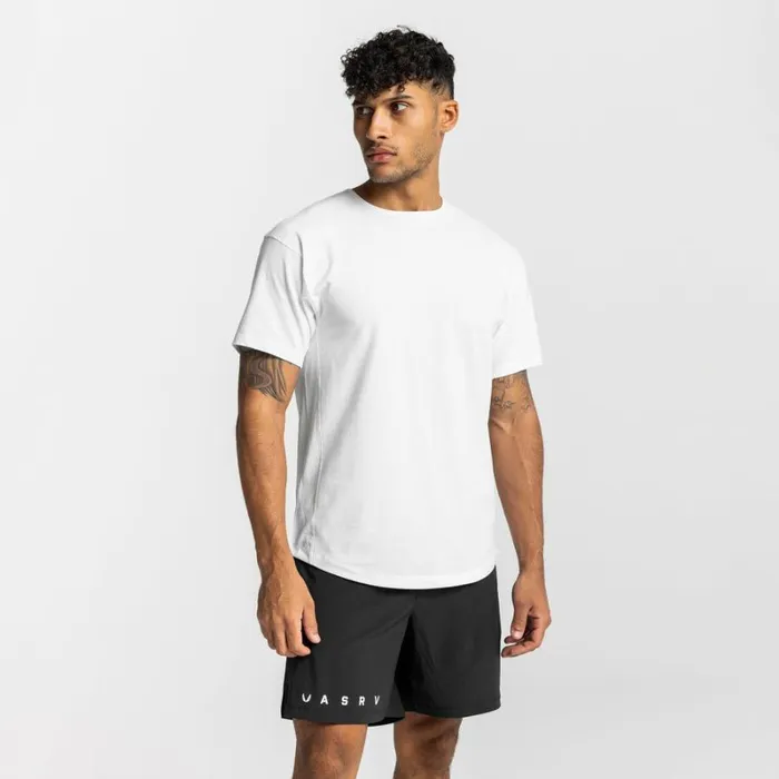 ASRV Short Sleeves Men CottonPlus Vented Tee White