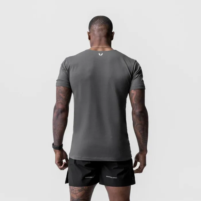 ASRV Short Sleeves Men Solucell Essential Tee Space Grey