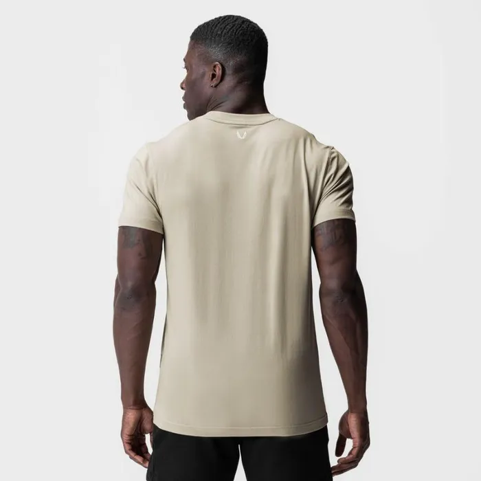 ASRV Short Sleeves Men Supima Essential Tee Sand Smoke