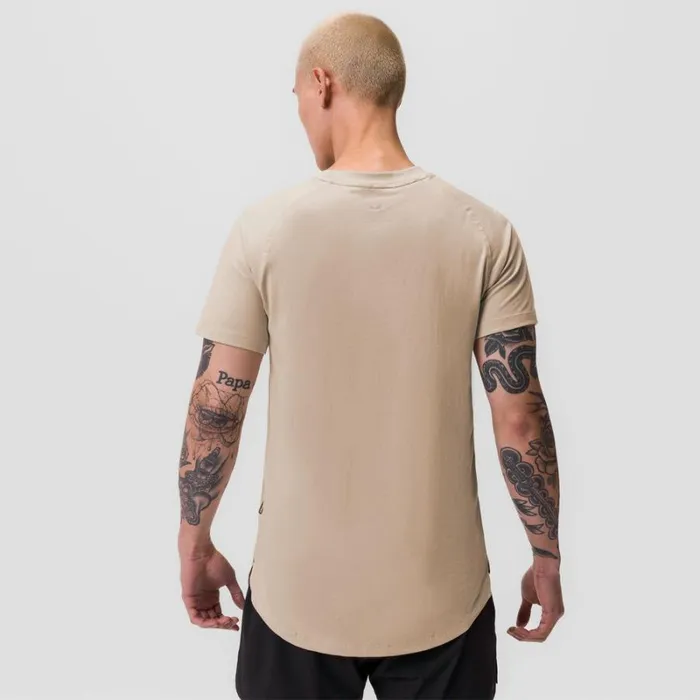 ASRV Short Sleeves Men Supima Established Tee Beige