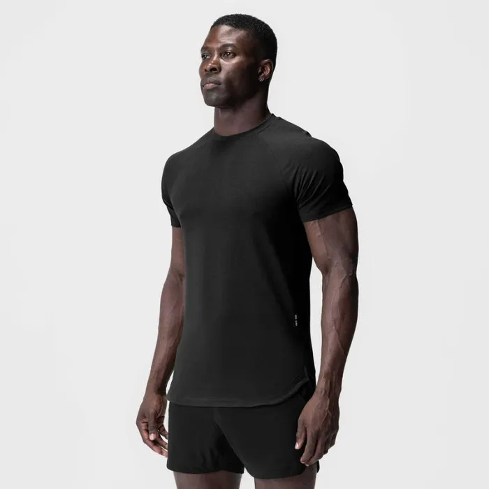 ASRV Short Sleeves Men Supima Established Tee Black